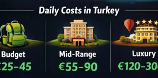 Daily Budget for Turkey Travel