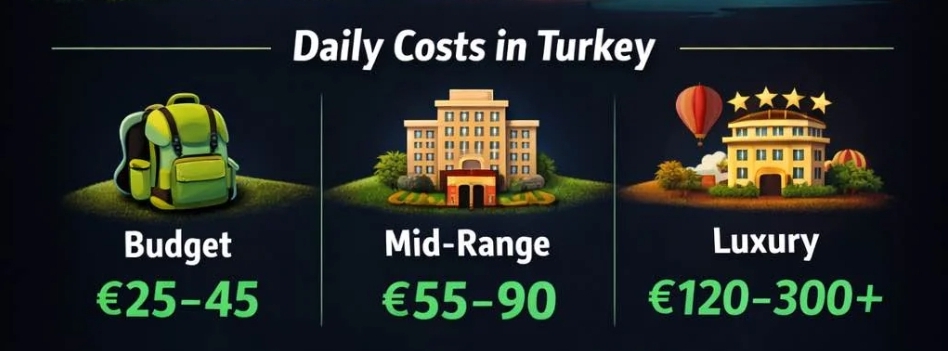 Daily Budget for Turkey Travel